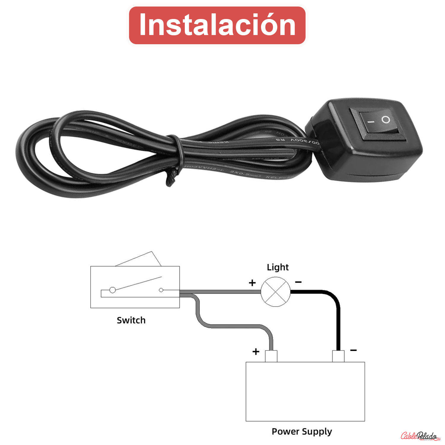 Interruptor De Coche DIY En Forma De Gota De Agua 12V  Negro