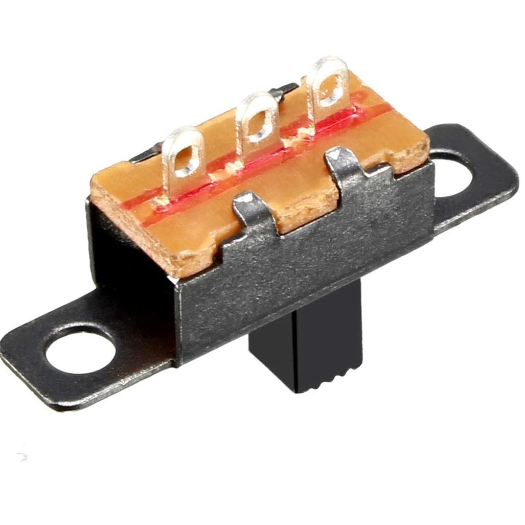 Interruptor Deslizante 3 pin 0.1 A 150V  Gris