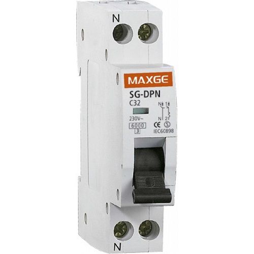 Cablepelado/® Interruptor automatico industrial 1P-6kA 20 A Blanco