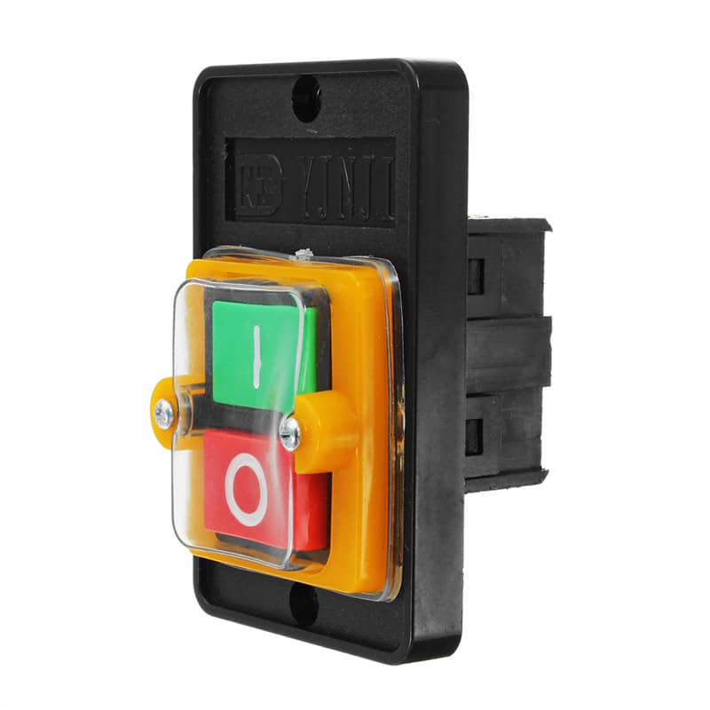 Interruptor KAO-5 empotrado impermeable on/off  Negro