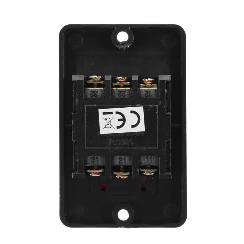 Interruptor KAO-5 empotrado impermeable on/off  Negro