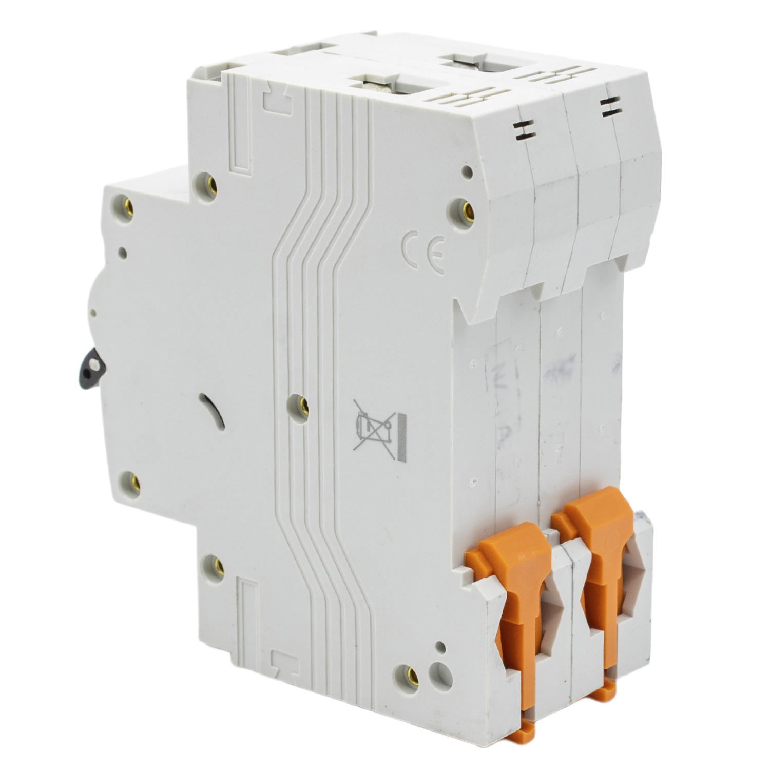 Interruptor magnetotermico residencial 1P + Neutro Curva C  Blanco 10 A