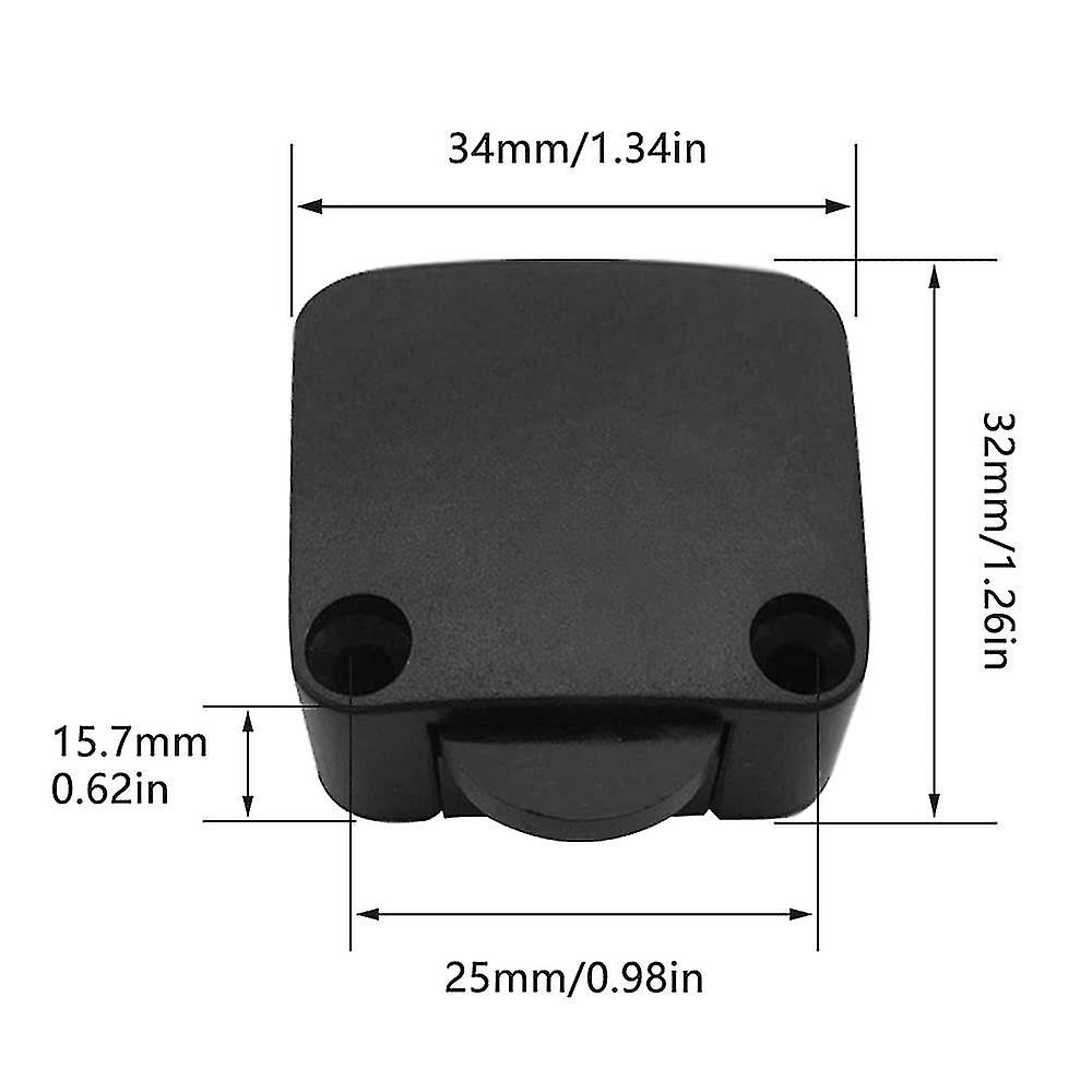 Interruptor para armarios 1A 250V  Negro