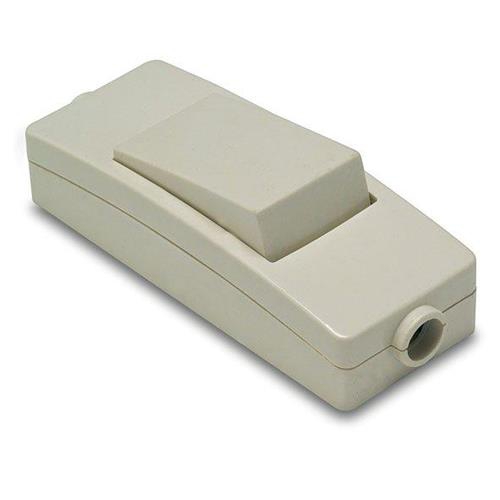 Interruptor pasante aereo unipolar para lampara 2A 250V  Blanco