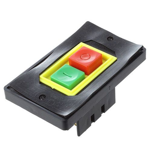 Interruptor QCS1 empotrado con boton de on/off  Negro