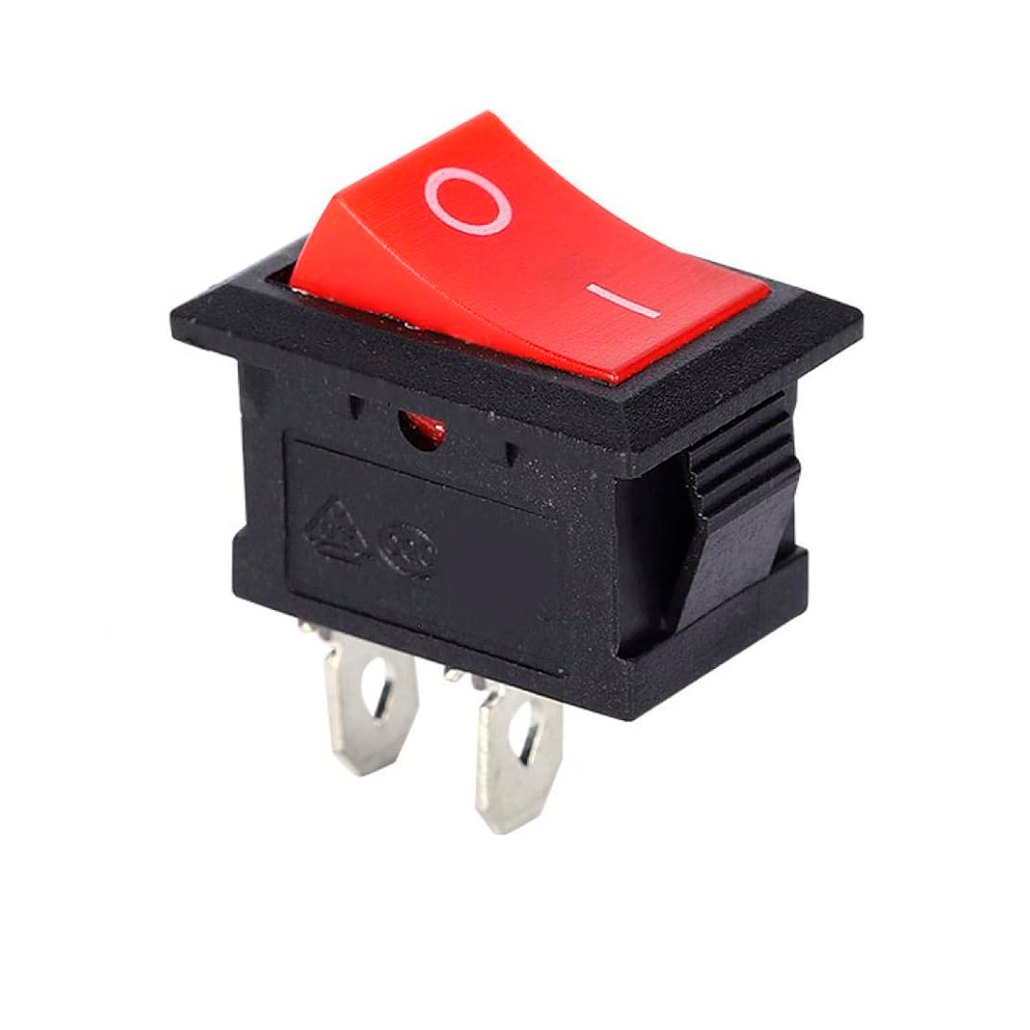 Interruptor universal 2 pin on-off 3 A  Rojo