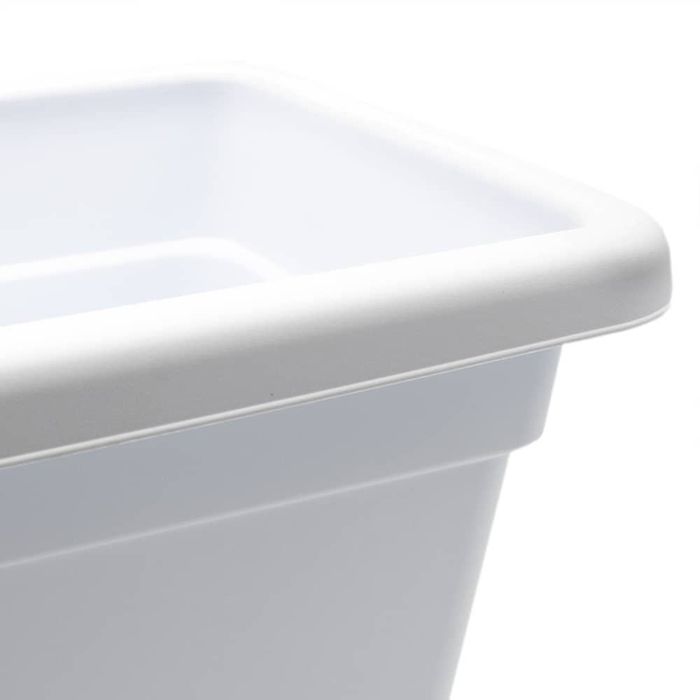 Jardinera de plastico alta 60 cm Blanco