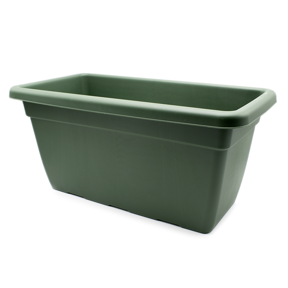Jardinera de plastico alta 60 cm Verde