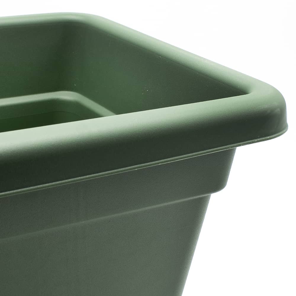 Jardinera de plastico alta 60 cm Verde