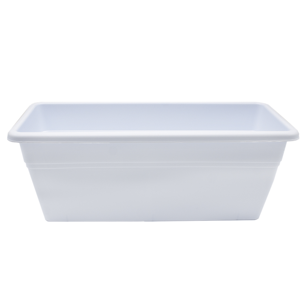 Jardinera plastico 40 cm Blanco