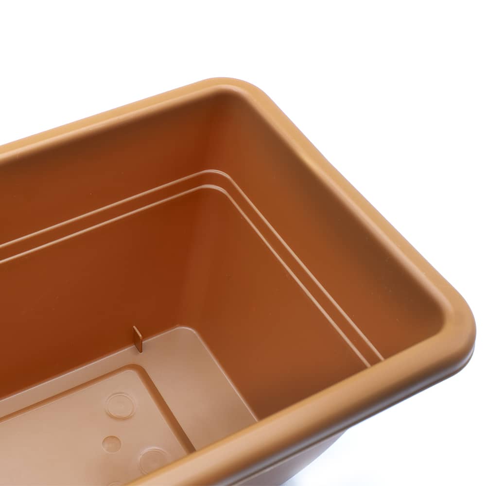 Jardinera plastico 40 cm Marron
