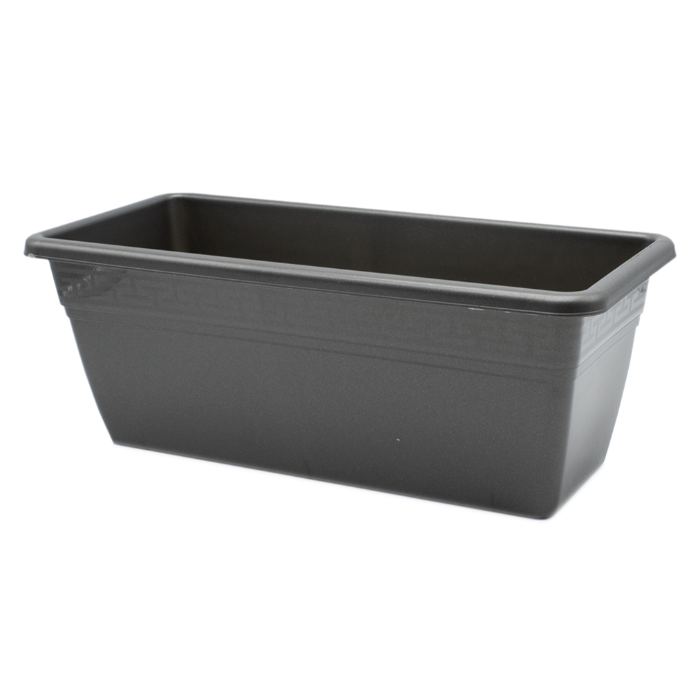 Jardinera plastico 40 cm Negro