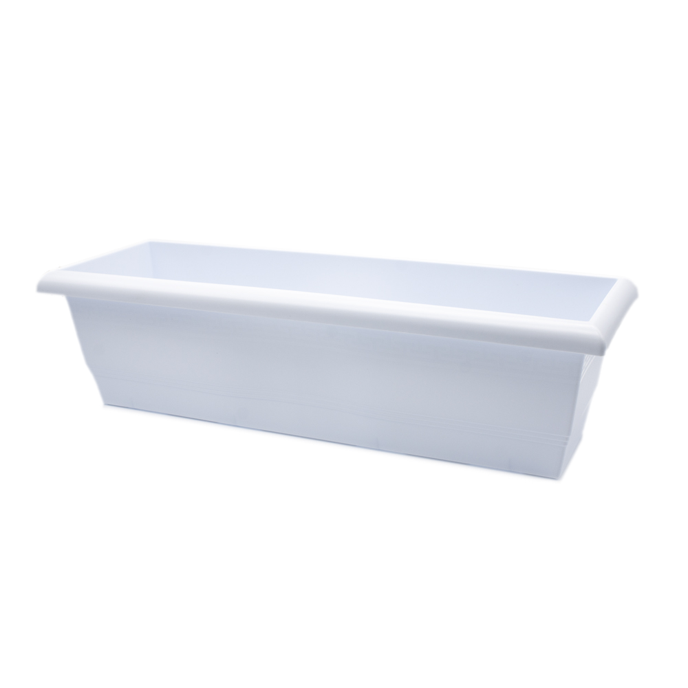 Jardinera plastico 60 cm Blanco