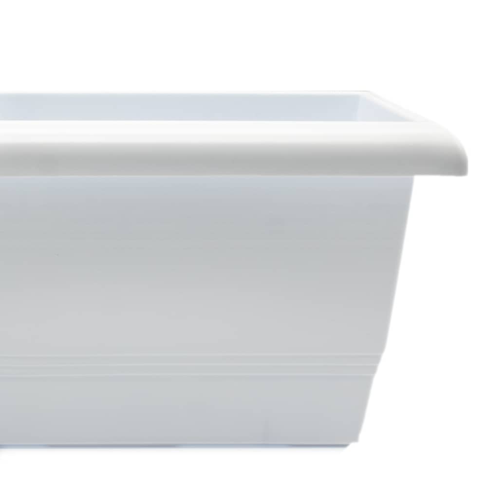 Jardinera plastico 60 cm Blanco
