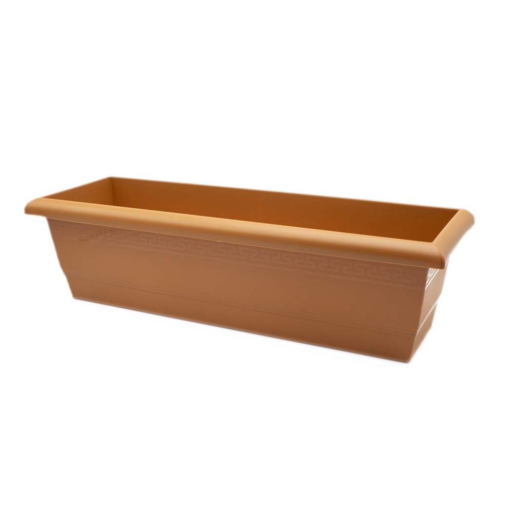 Jardinera plastico 60 cm Marron