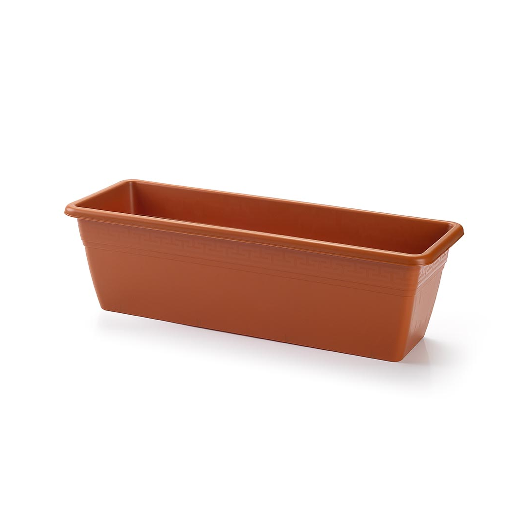 Jardinera plastico 50 cm Marron
