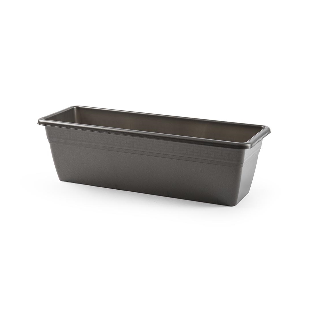 Jardinera plastico 50 cm Negro