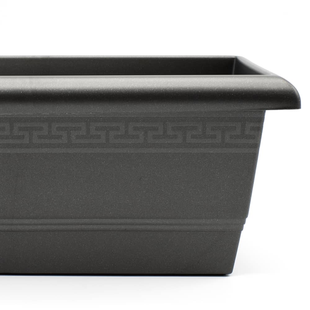 Jardinera plastico 50 cm Negro