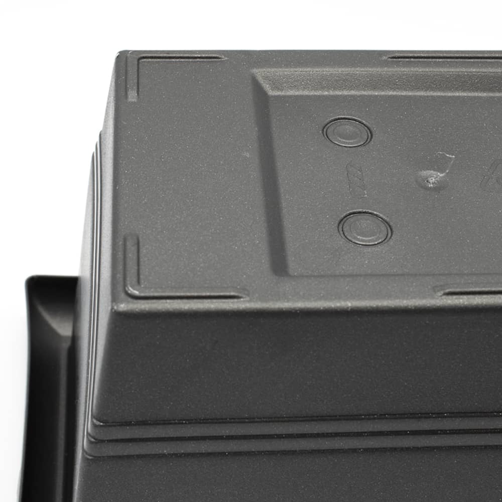 Jardinera plastico 50 cm Negro