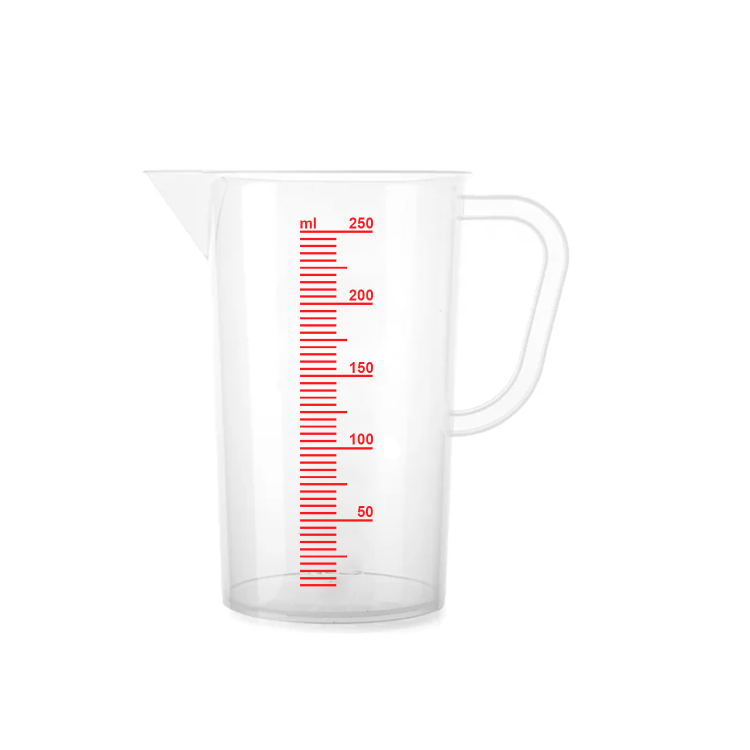 Jarra De Plástico Medidora 250 Ml  Transparente