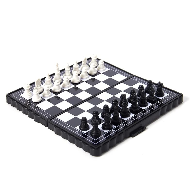 Juego Ajedrez Magnético 20x20  blanco-negro
