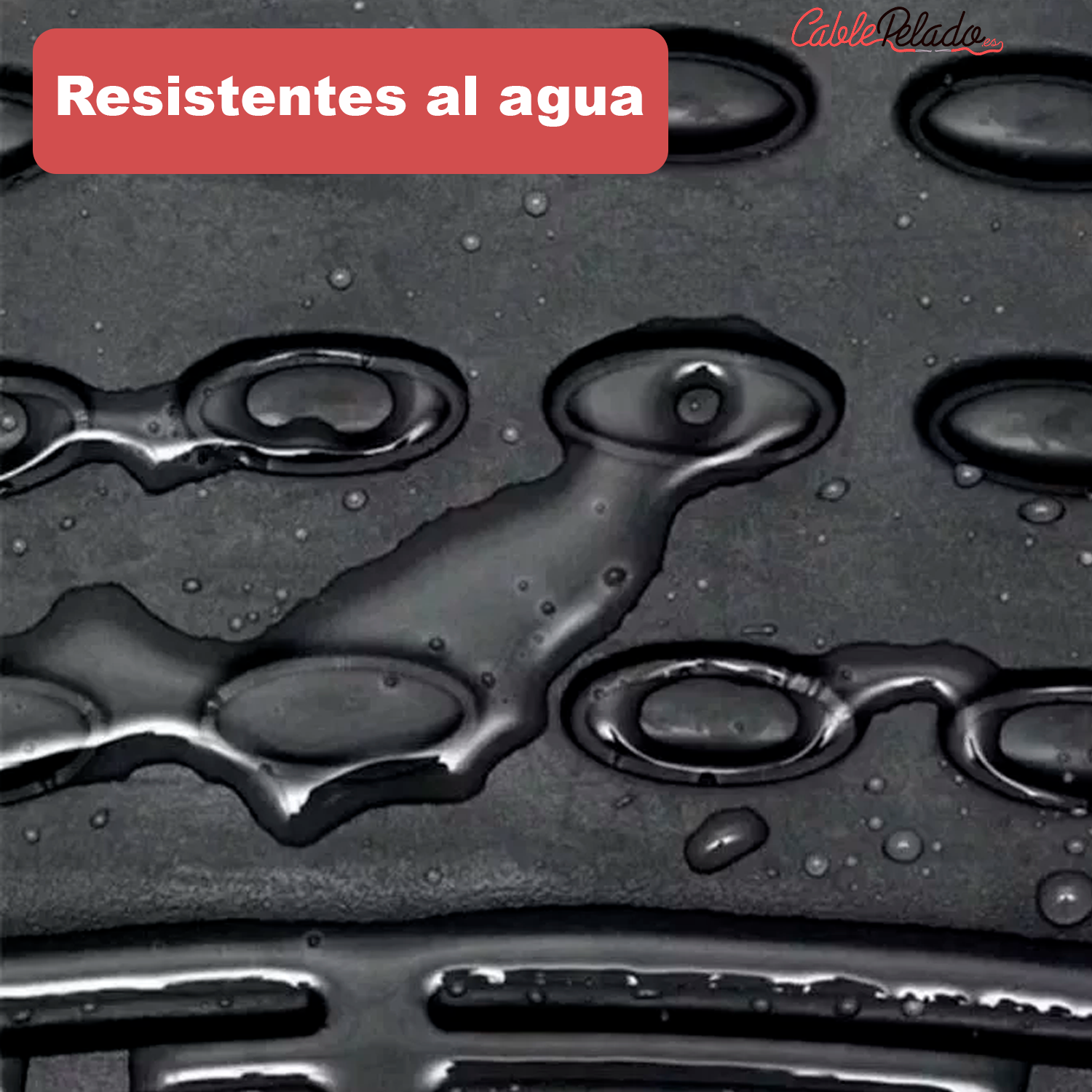 Juego Alfombrillas De Goma Universales Coche V1  Negro