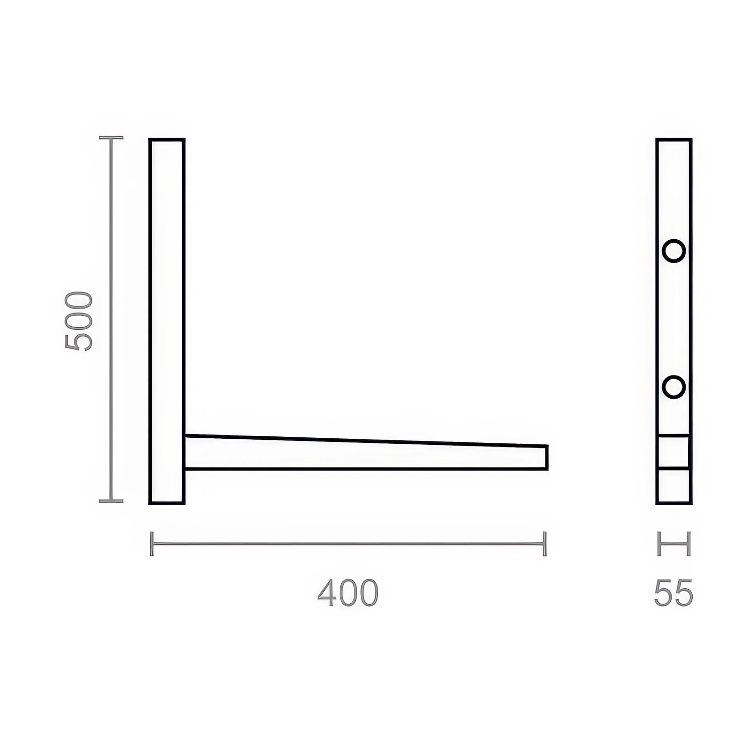 Juego soportes escuadras 500x450 pack antivibradores aire acondicionado