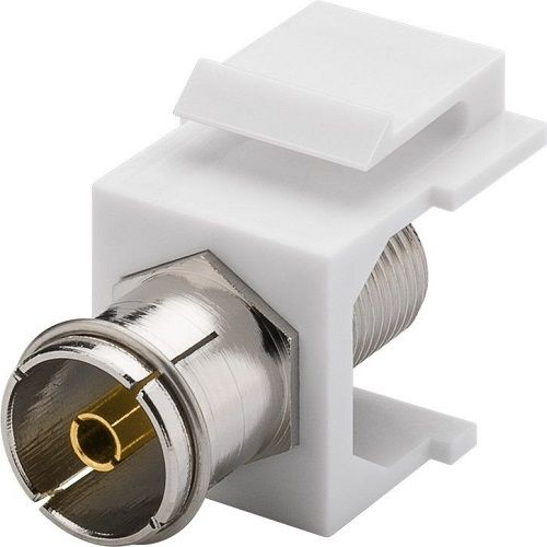 Keystone conector antena-satelite  Blanco