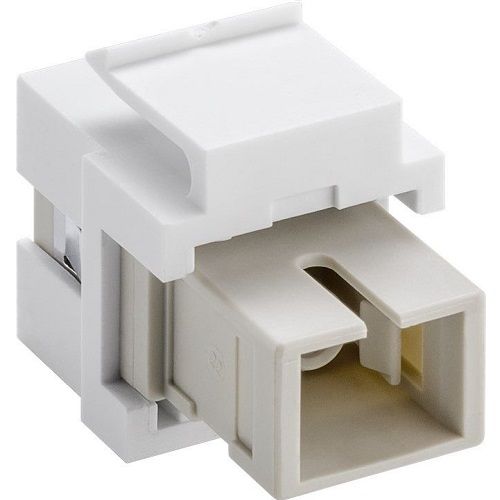 Keystone de fibra optica SC-Simplex  Blanco