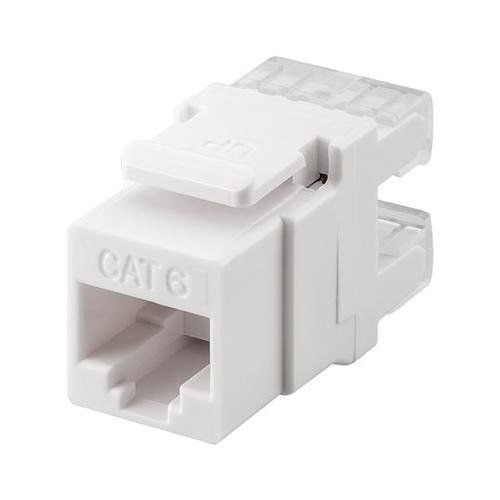 Keystone RJ45 hembra a TB110 Cat 6 UTP  Blanco