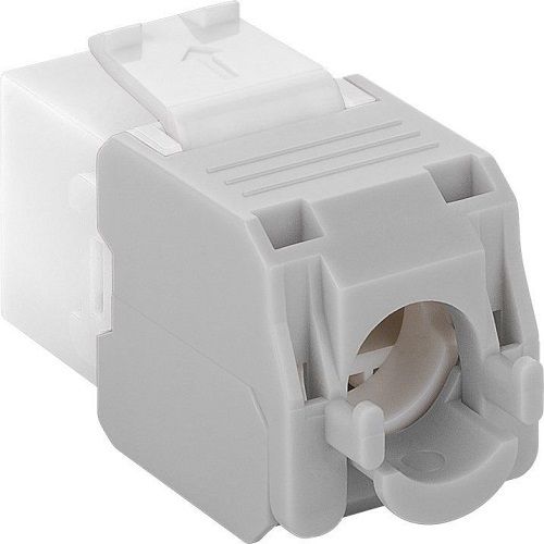 Keystone RJ45 hembra a TIA 568A/B Cat 6 UTP  Blanco