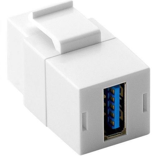 Keystone USB 3.0 A hembra a A hembra  Blanco