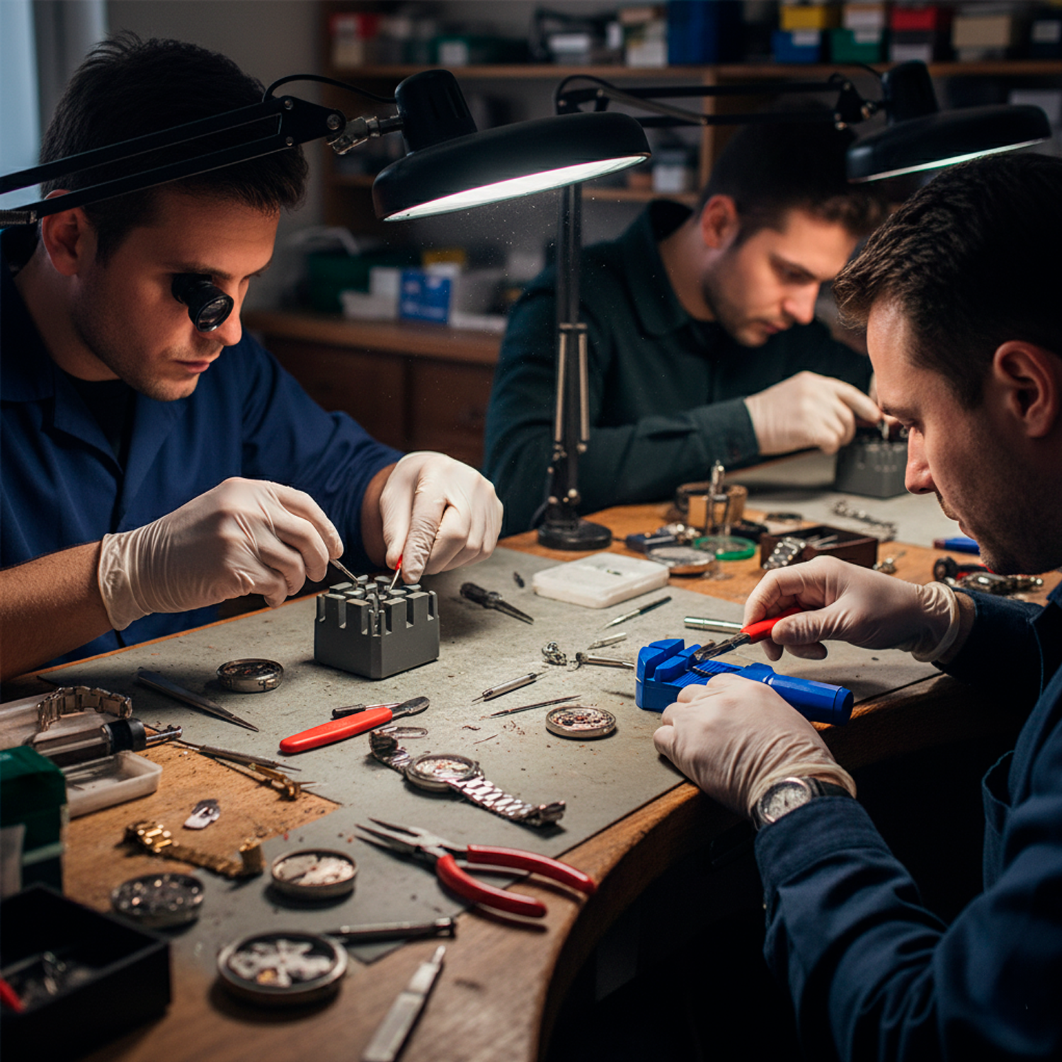 Kit 16 herramientas de relojero para reparar reloj