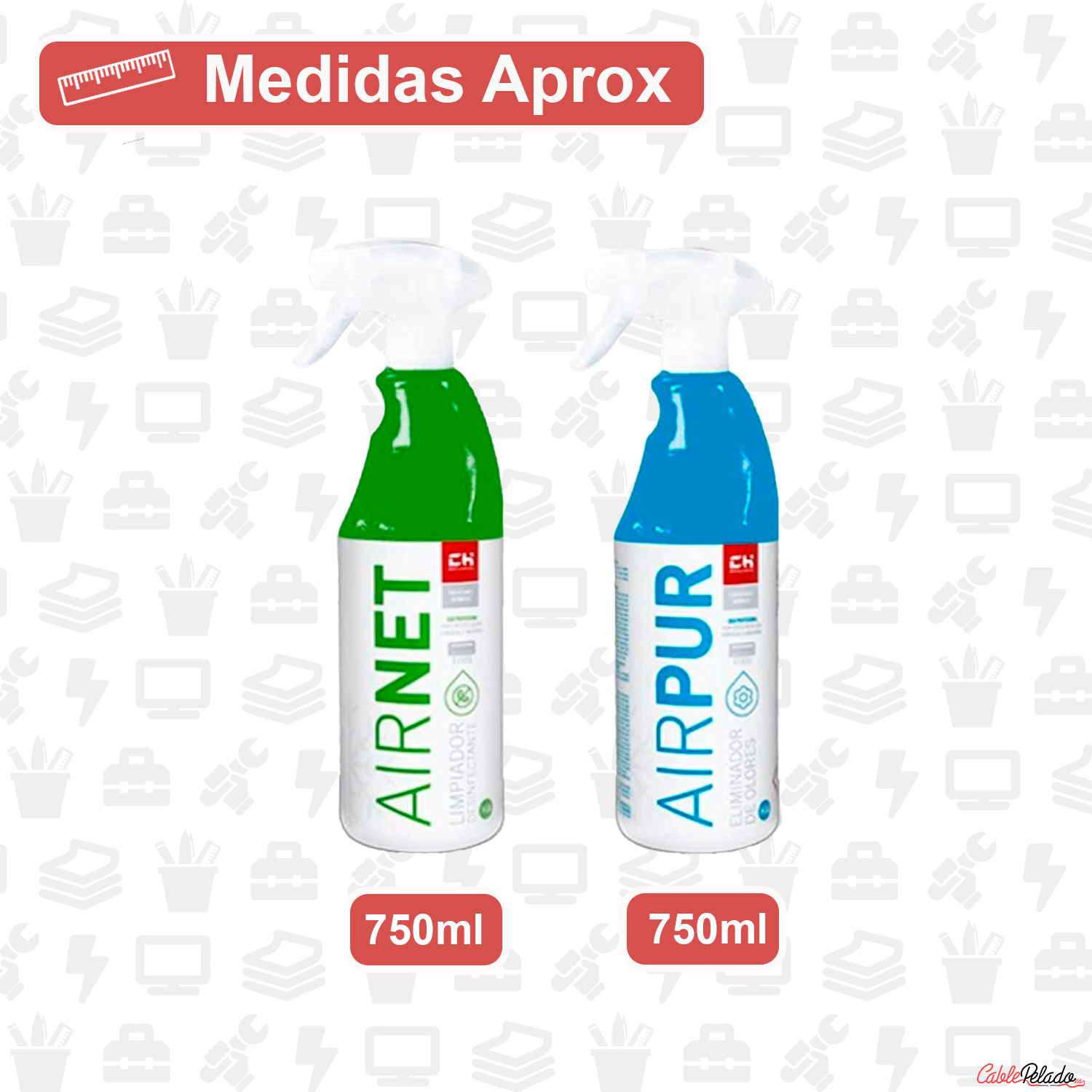 KIT AIRNET+ AIRPUR 750 ml