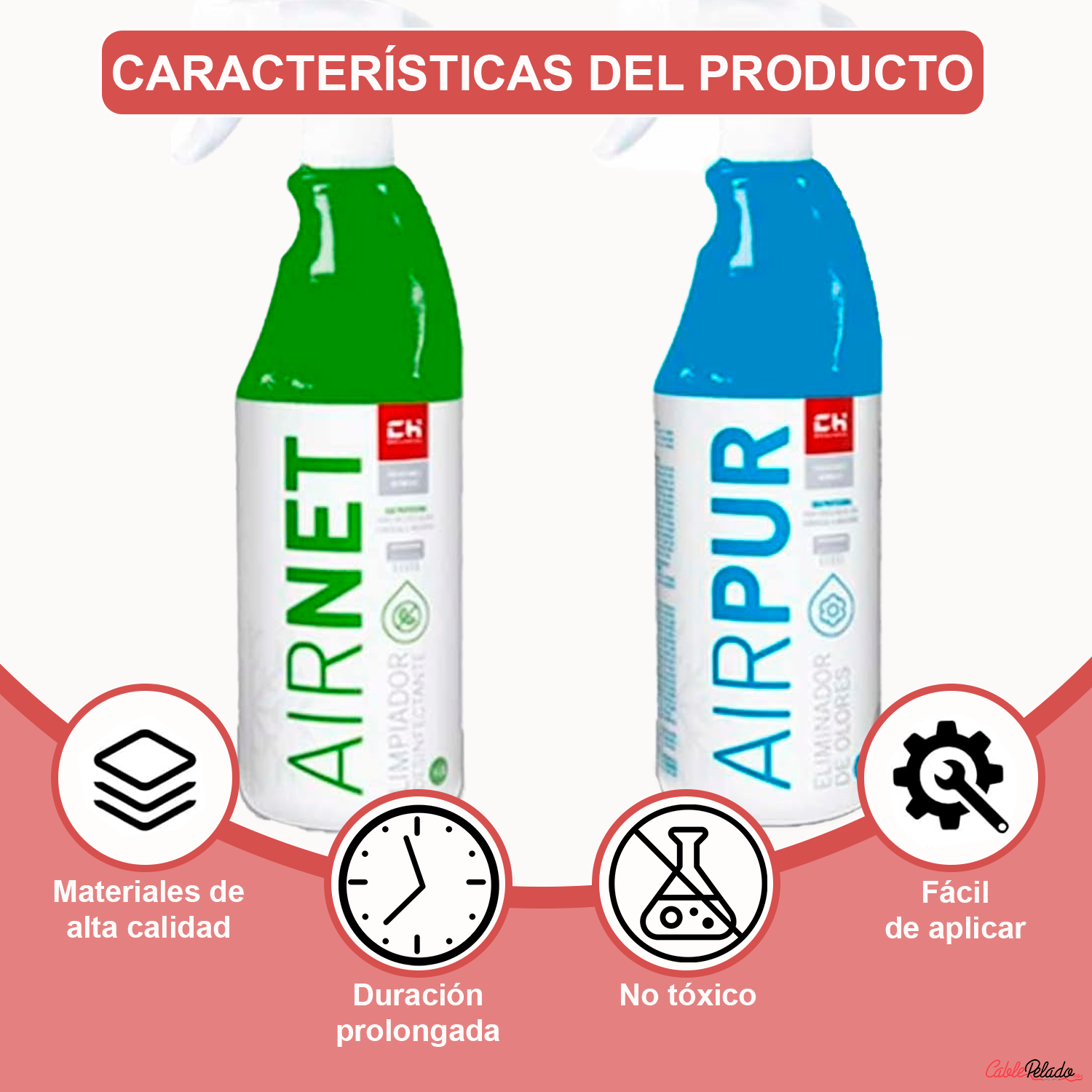 KIT AIRNET+ AIRPUR 750 ml