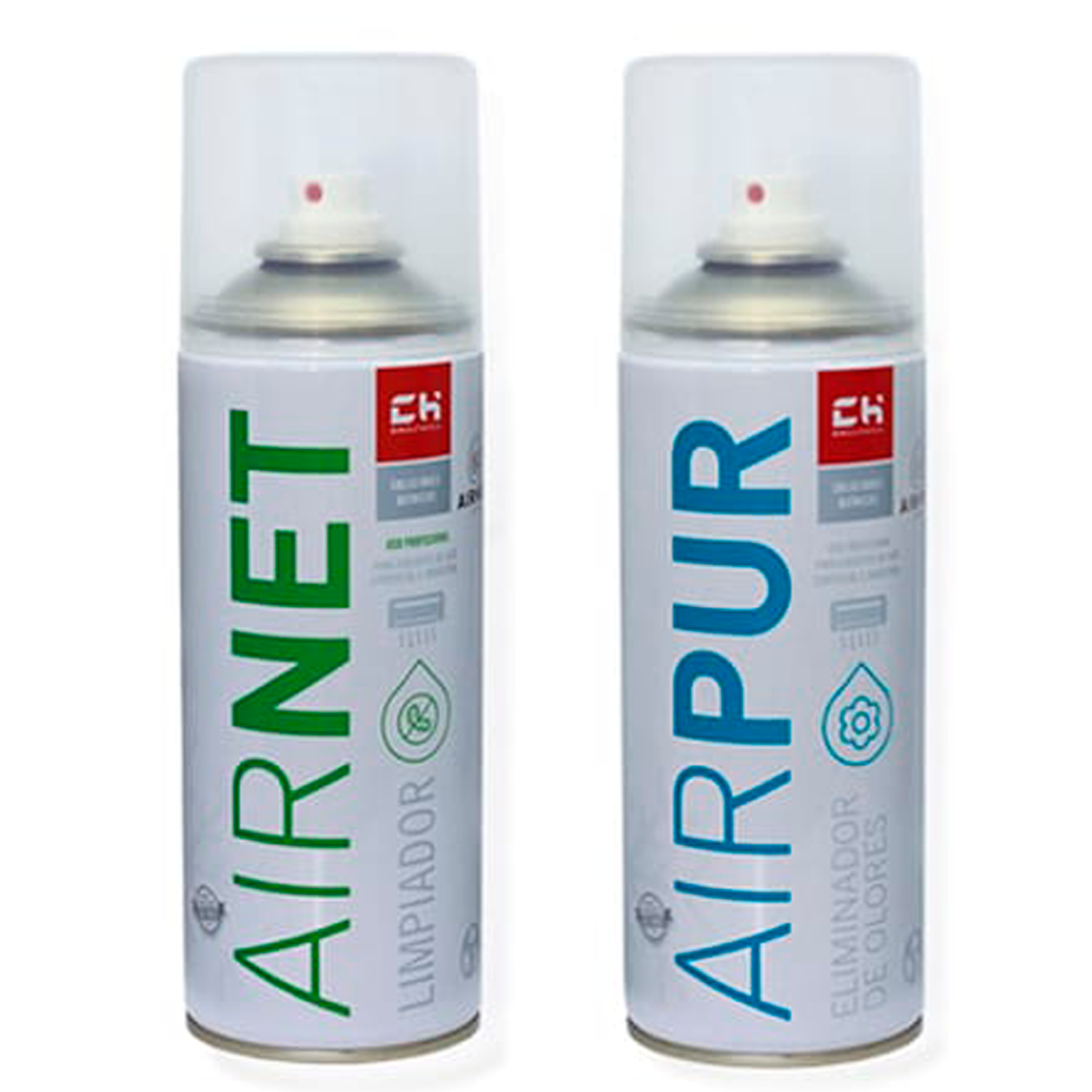 KIT AIRNET & AIRPUR SPRAY Tratamiento Bactericida-Fungicida-Eliminador de Olores para Sistemas de HV