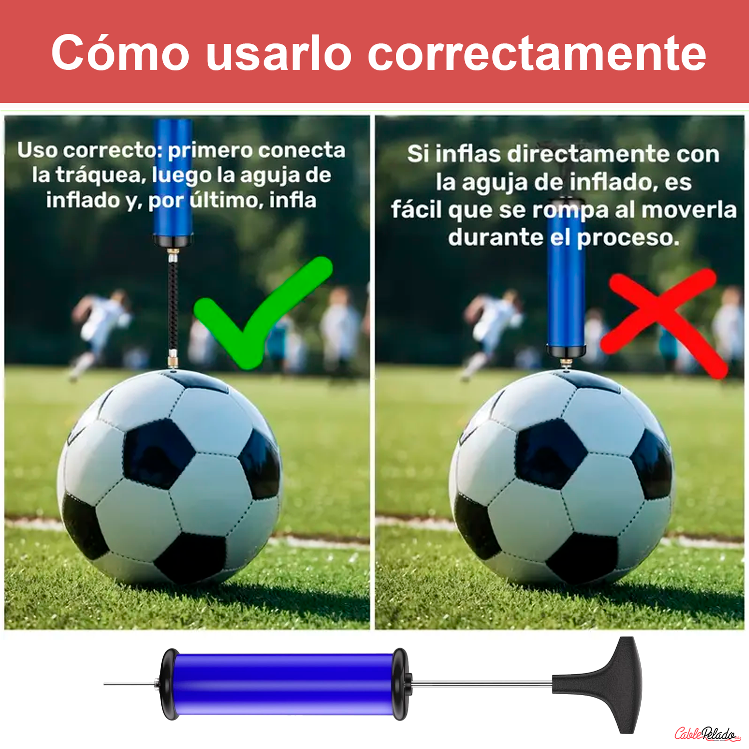 Kit De Inflado  Azul