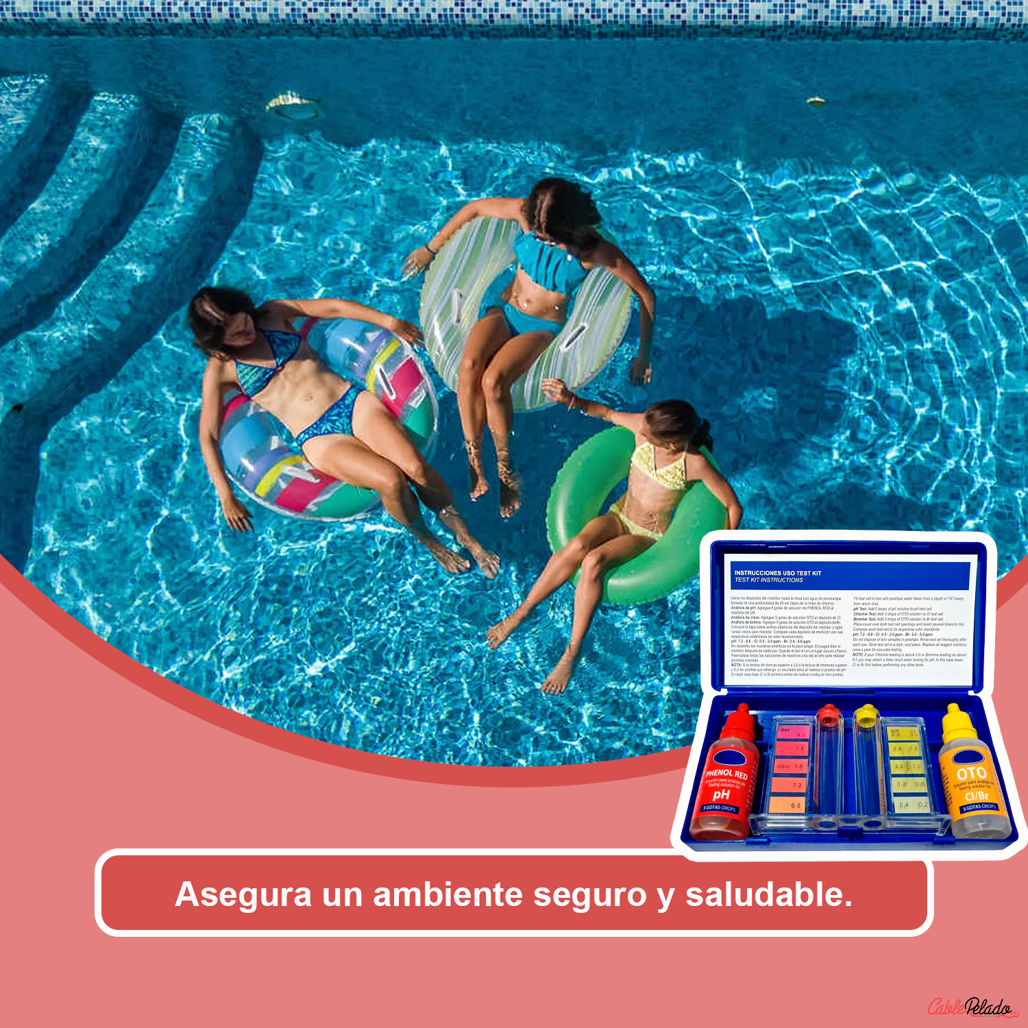 Kit Medidor De Cloro Y PH