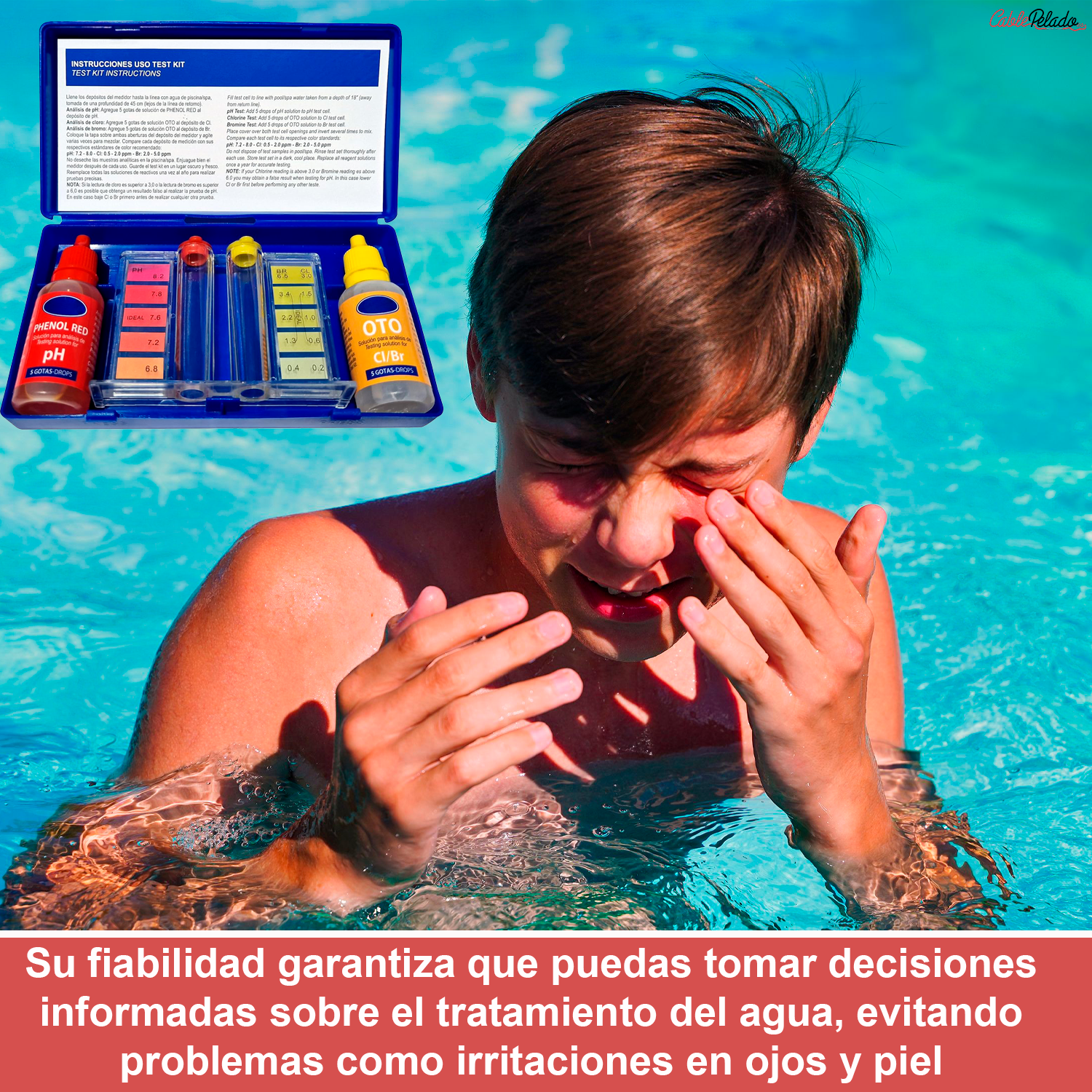 Kit Medidor De Cloro Y PH