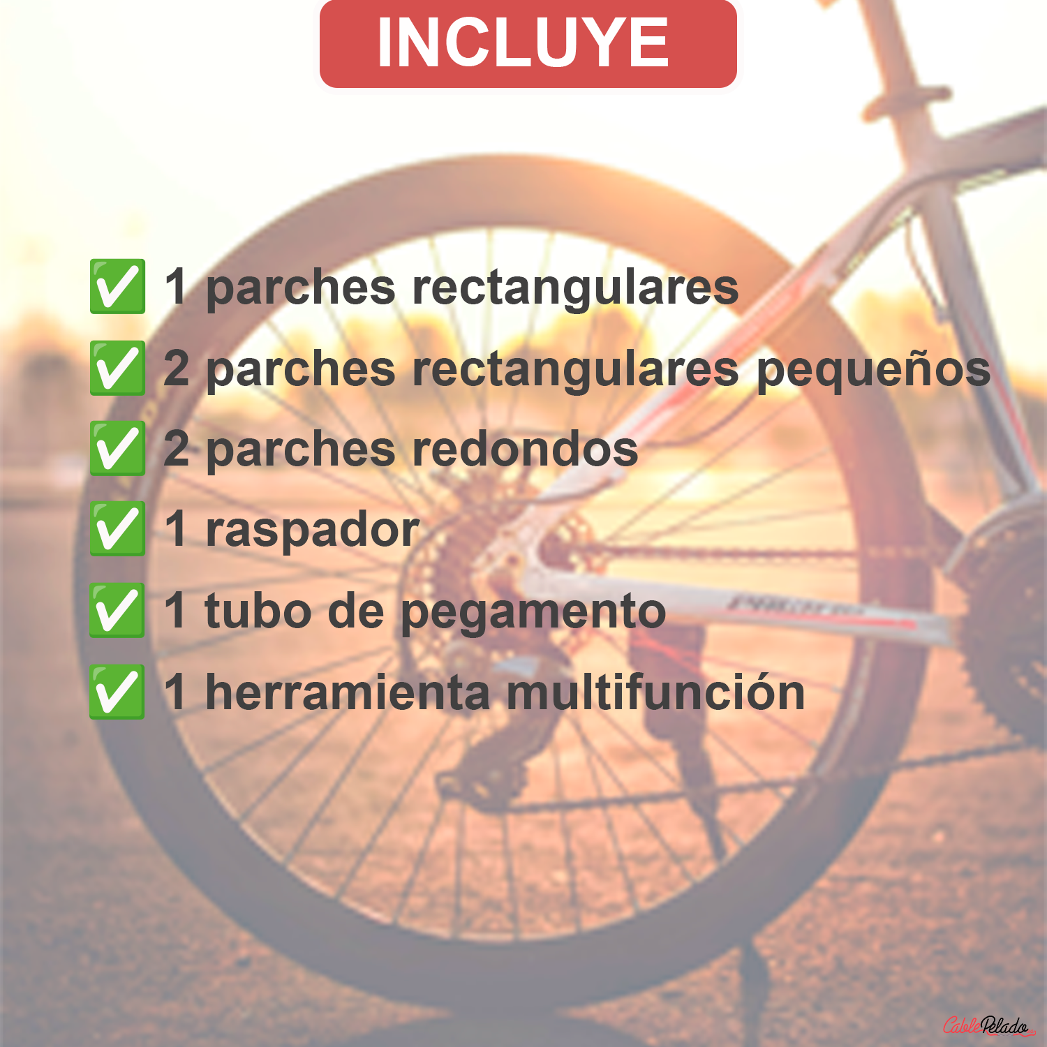 Kit Repara Pinchazo 10 Piezas