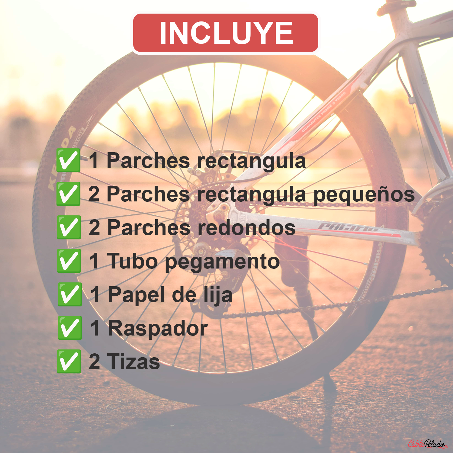 Kit Repara Pinchazo 12 Piezas