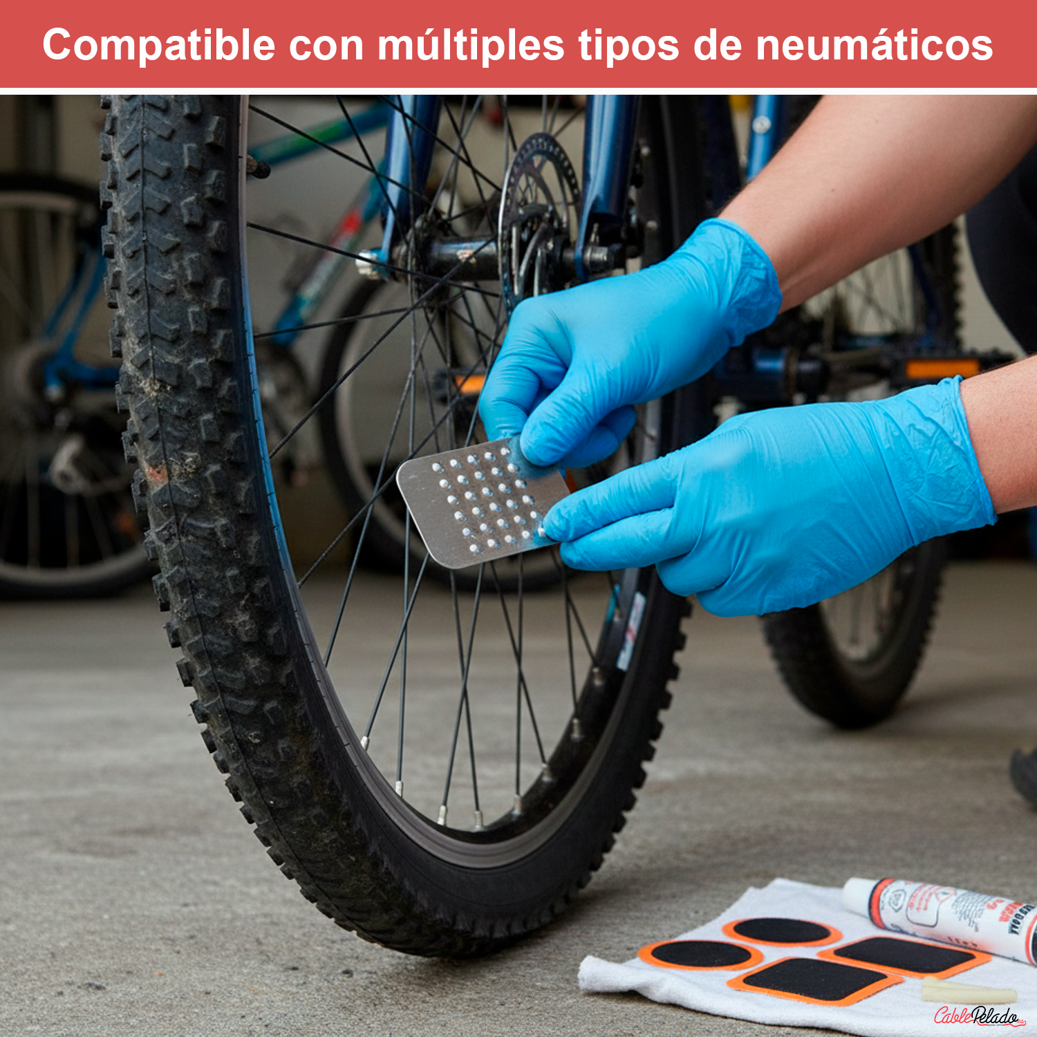 Kit Repara Pinchazo 8 piezas