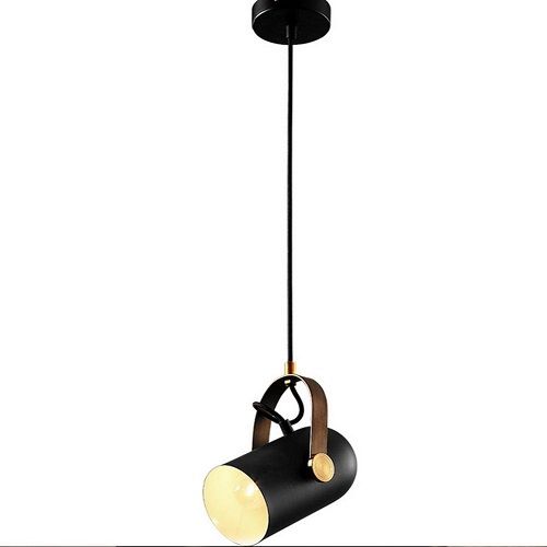Lampara colgante Spotlights E27  Negro