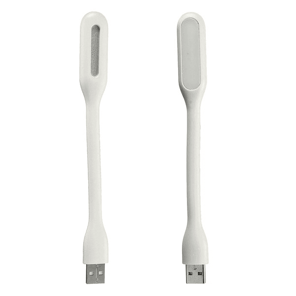 Lampara led flexible USB para portatil  Blanco