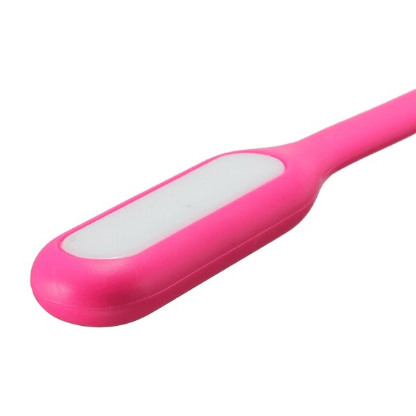 Lampara led flexible USB para portatil  Rosa