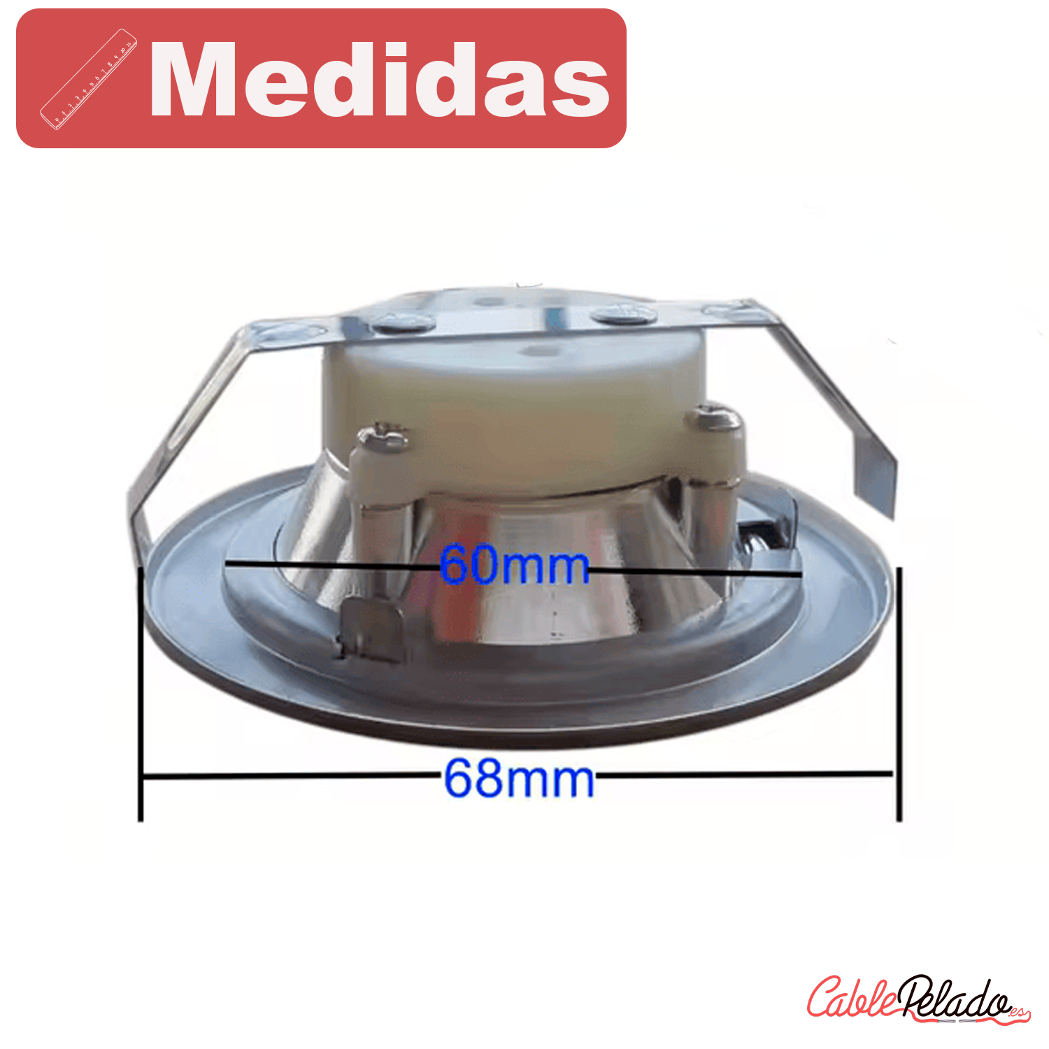Lámpara Led Para Campanas Teka 1.5 W 230 V Codigo 81455067  Gris