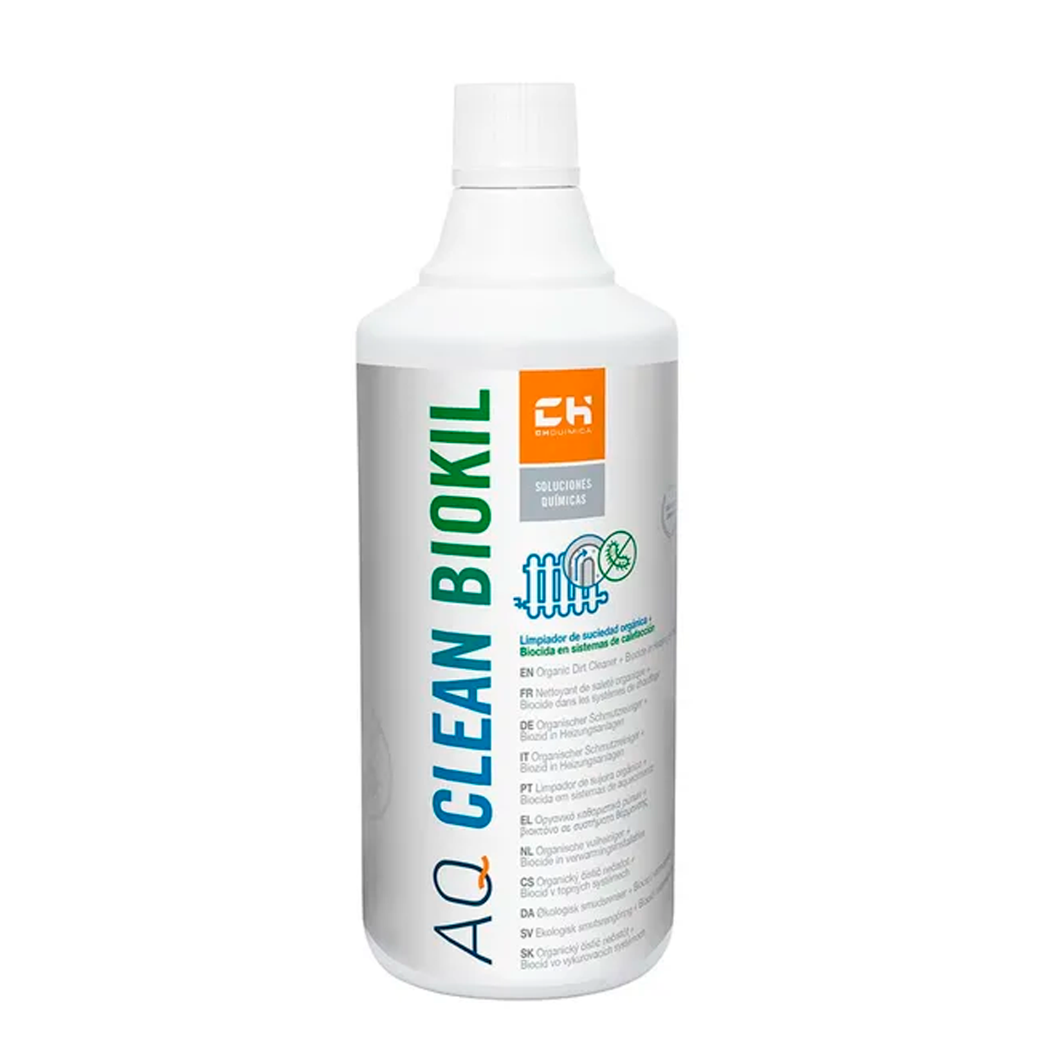 Limpiador de Suciedad Orgánica + Biocida en Sistemas de Calefacción y Circuitos Cerrados de Agua 1 L