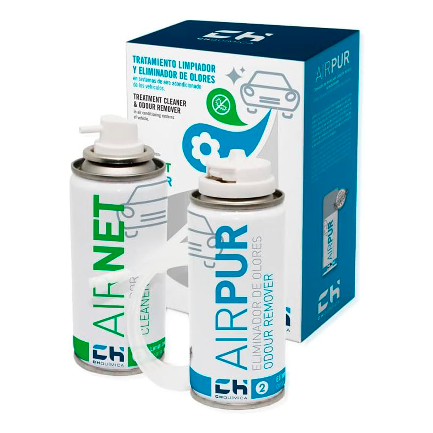KIT AIRNET+ AIRPUR A/A Coche 100 ml