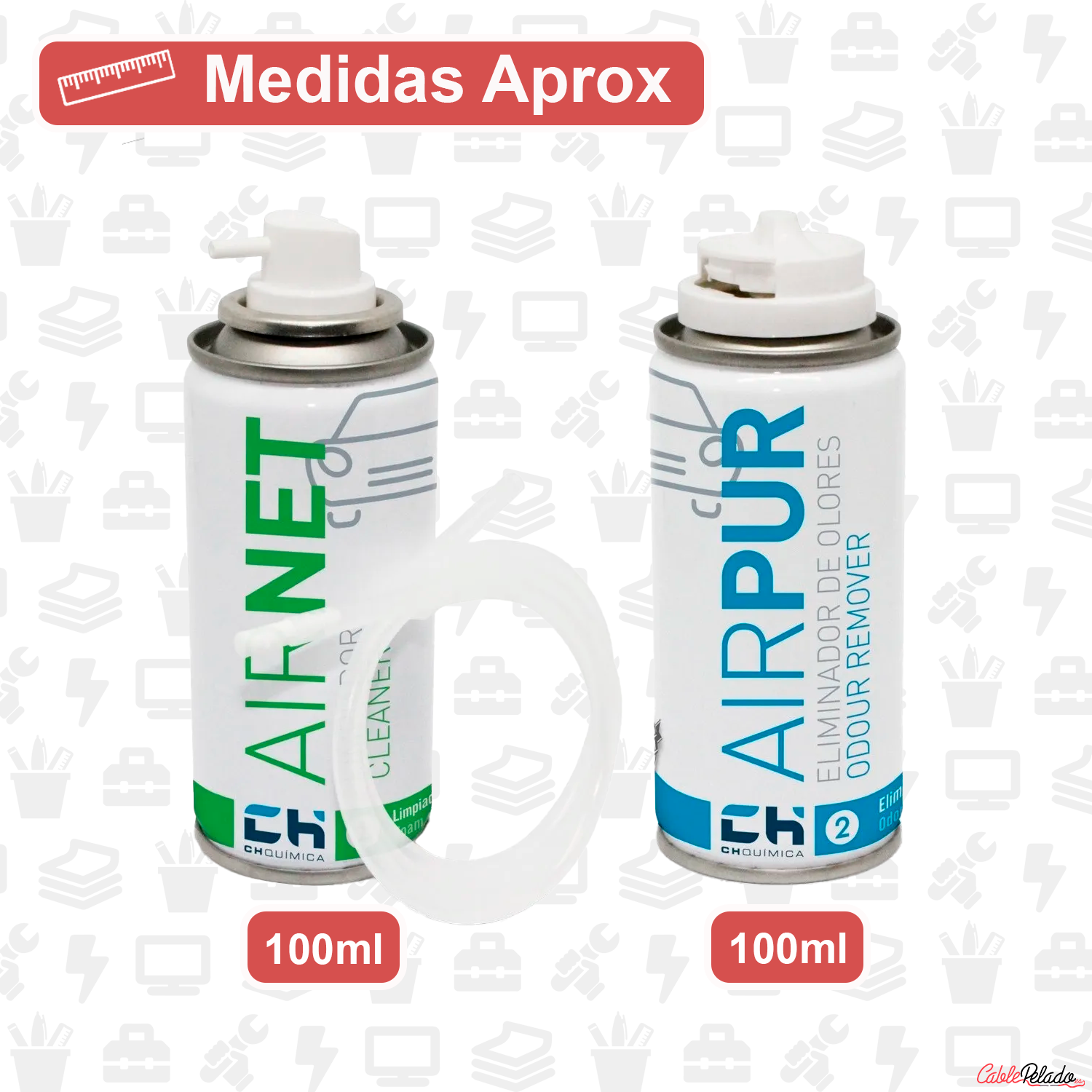KIT AIRNET+ AIRPUR A/A Coche 100 ml