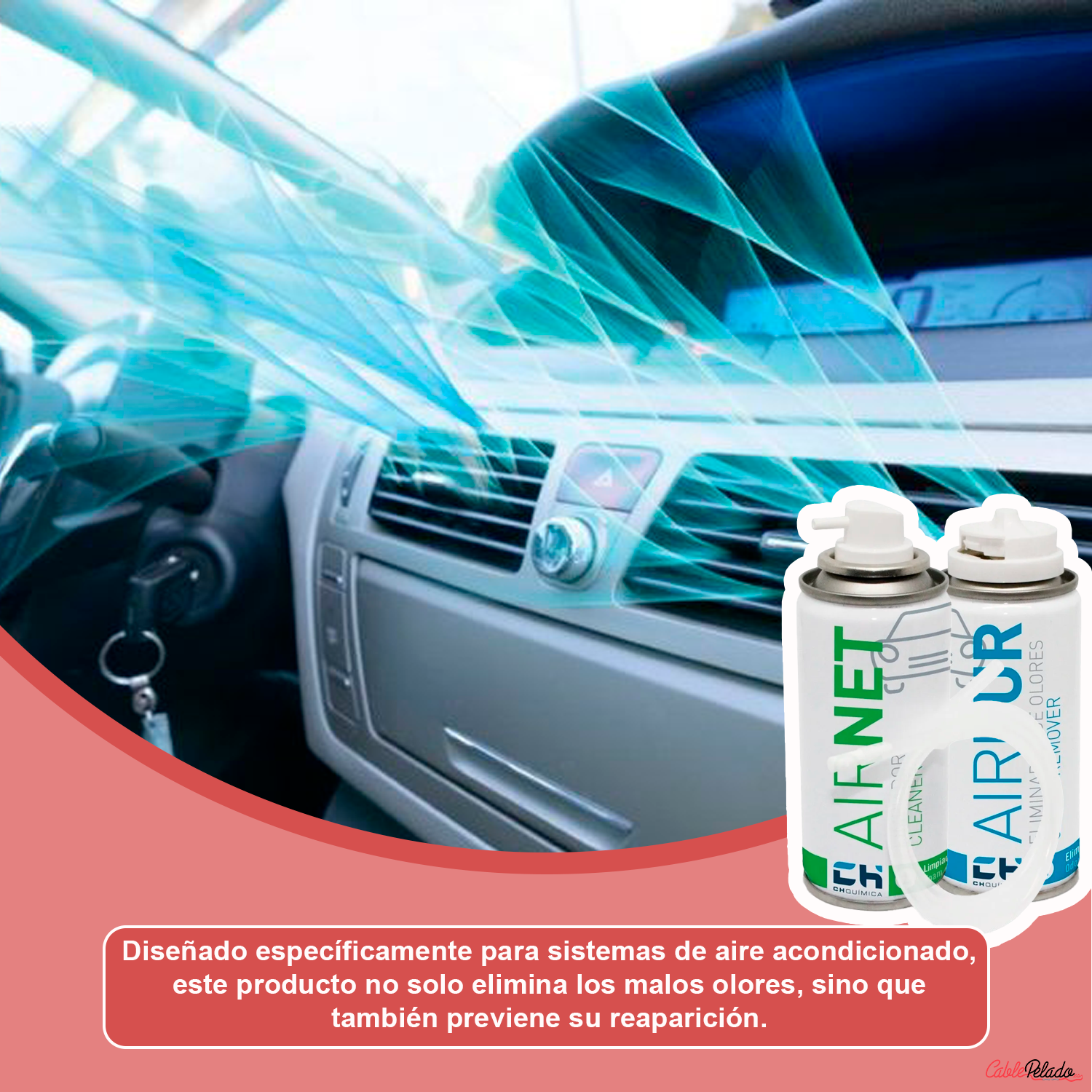 KIT AIRNET+ AIRPUR A/A Coche 100 ml